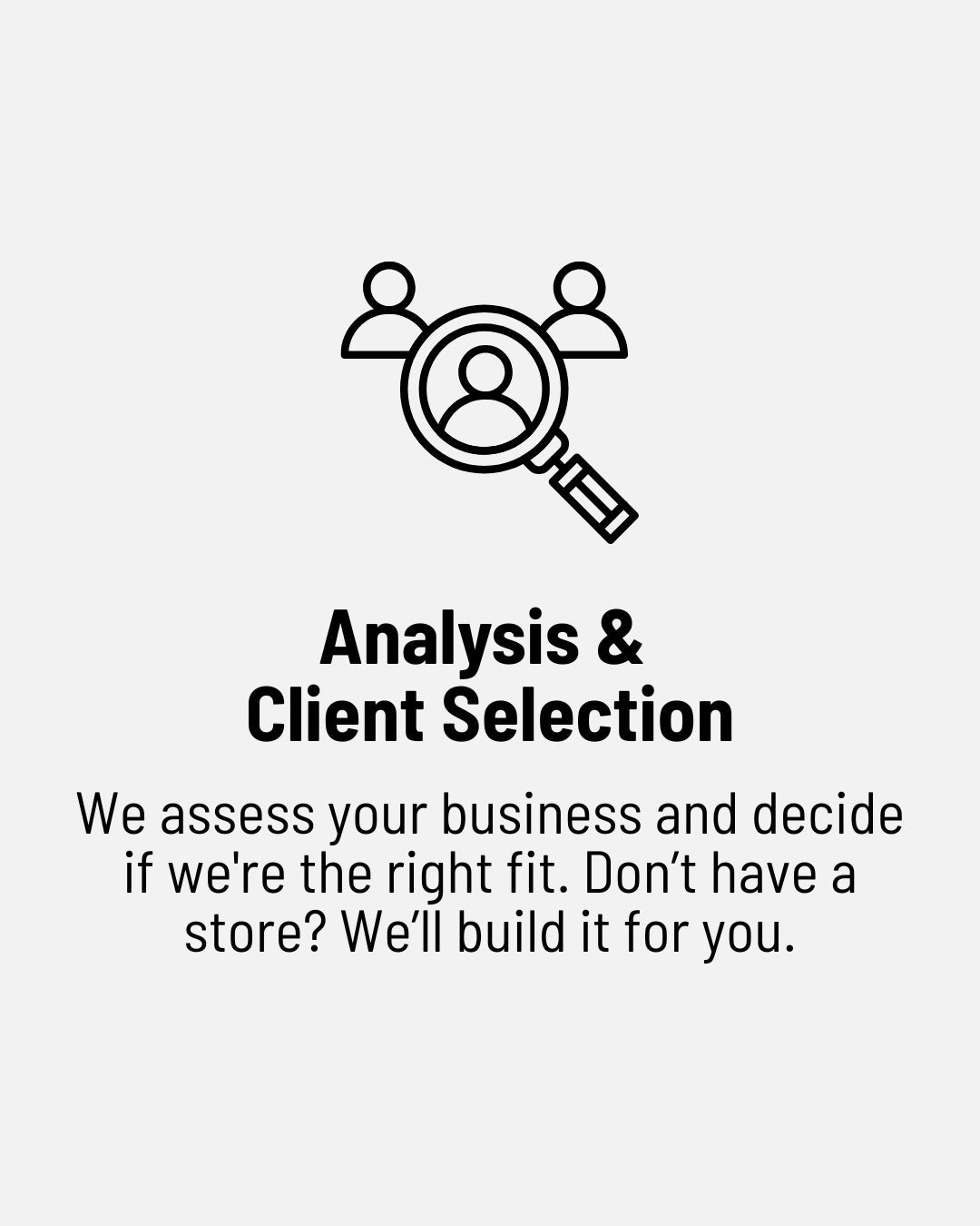 Analysis & Client Selection
